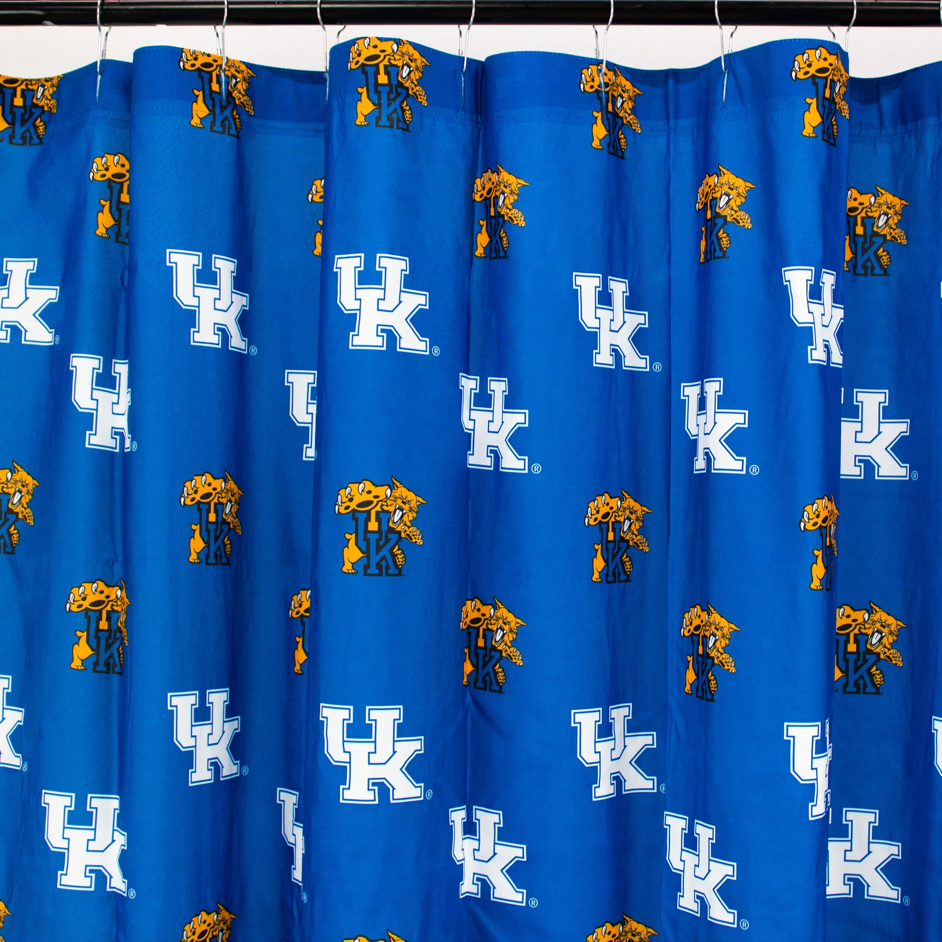 Kentucky Wildcats Printed Shower Curtain Cover 70" x 72" On Sale